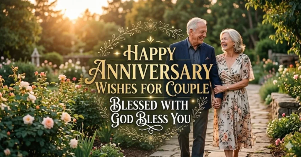 490+ Romantic Anniversary Wishes for Couples Sweet Message 2 Happy Anniversary Wishes for Couple Blessed with God Bless You