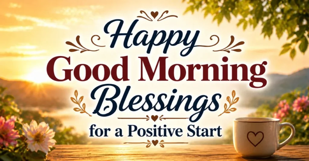 Happy Good Morning Blessings for a Positive Start