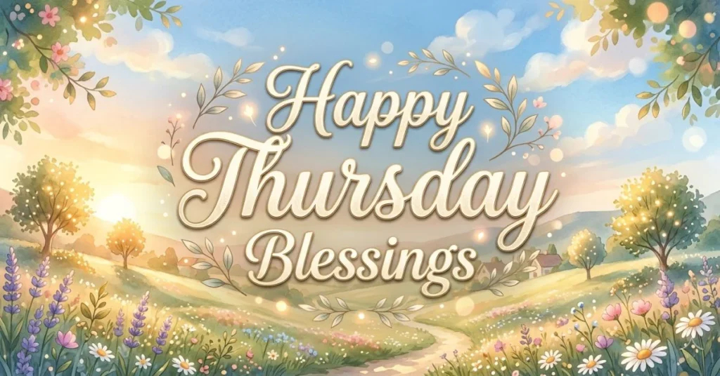 Happy Thursday Blessings