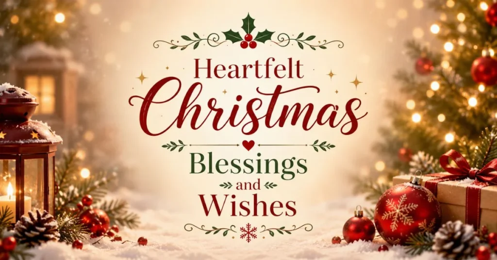 Heartfelt Christmas Blessings and Wishes