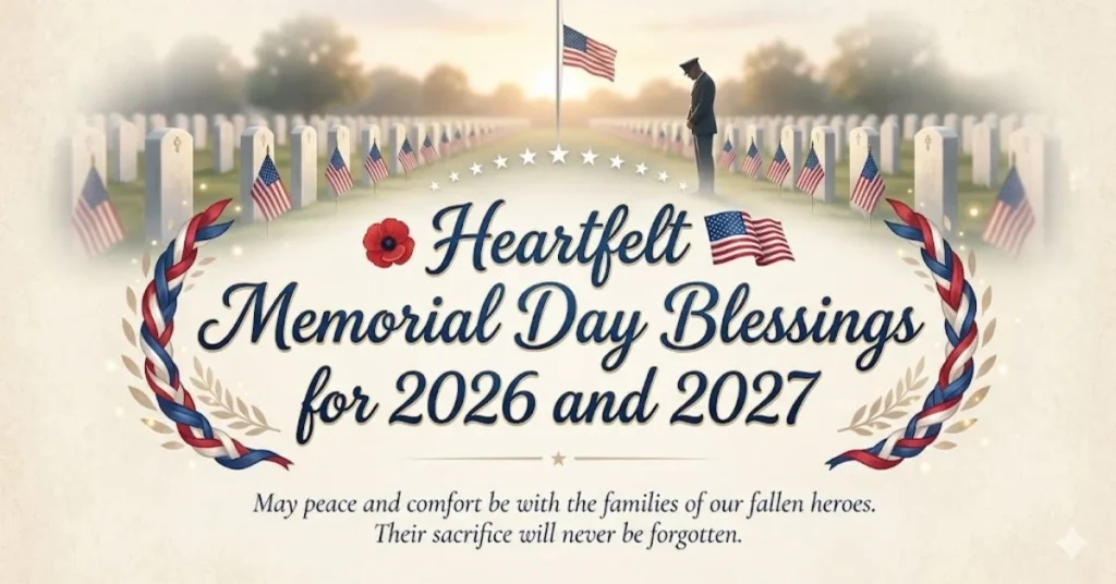 Heartfelt Memorial Day Blessings for 2026 and 2027