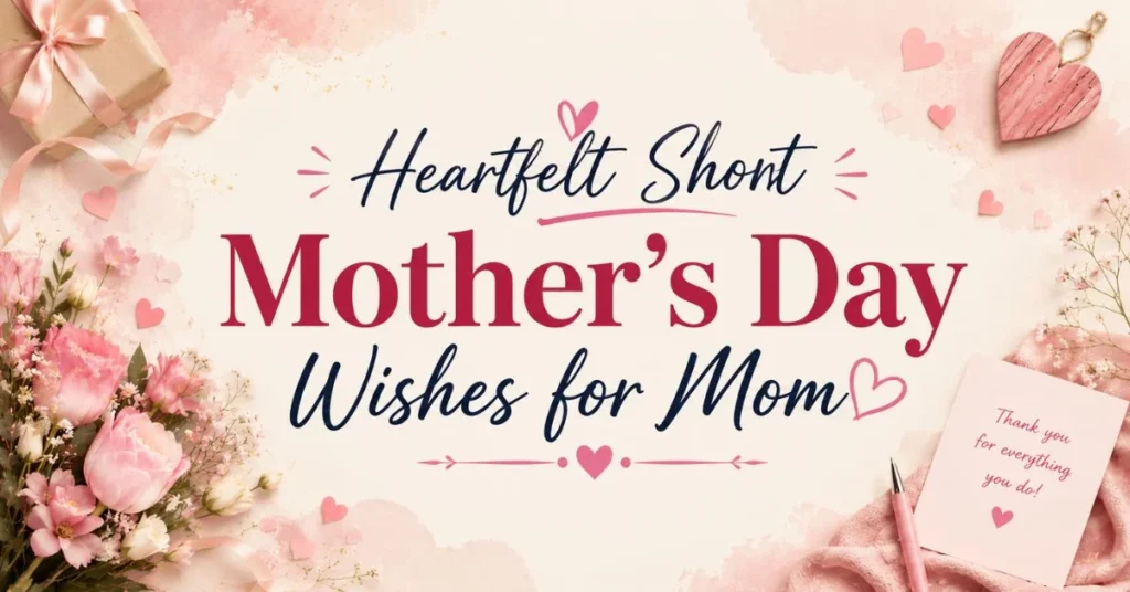 120+ Heartfelt Mother's Day Wishes for Every Mom 1 Heartfelt Short Mother’s Day Wishes for Mom
