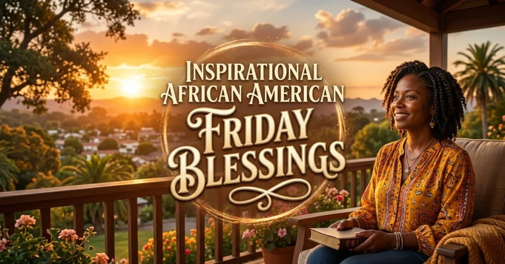 Inspirational African American Friday Blessings