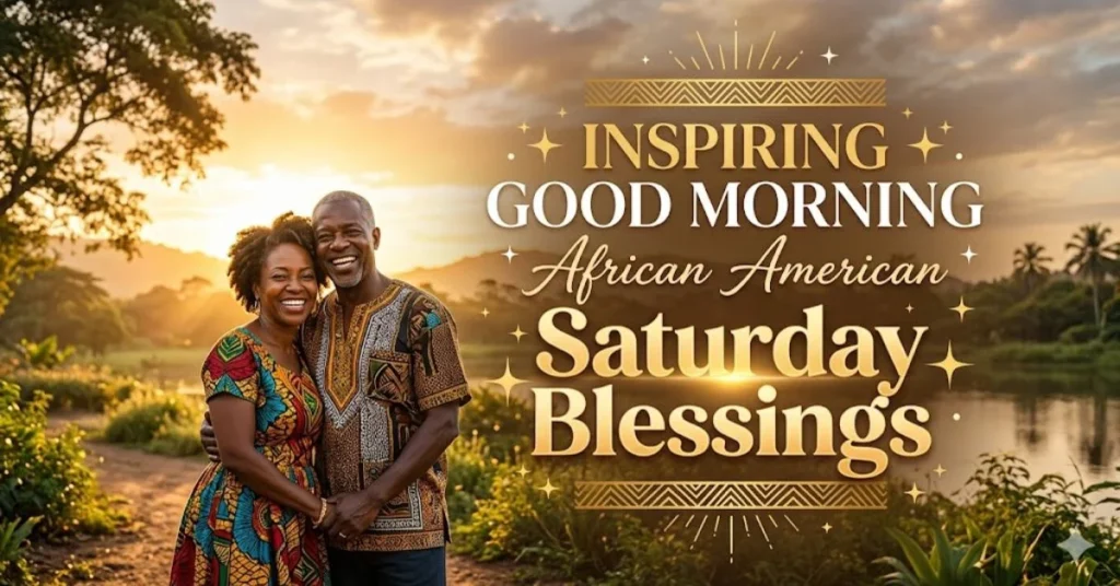Inspiring Good Morning African American Saturday Blessings