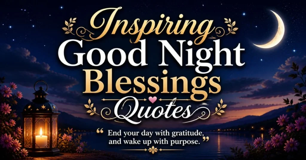 Inspiring Good Night Blessings Quotes