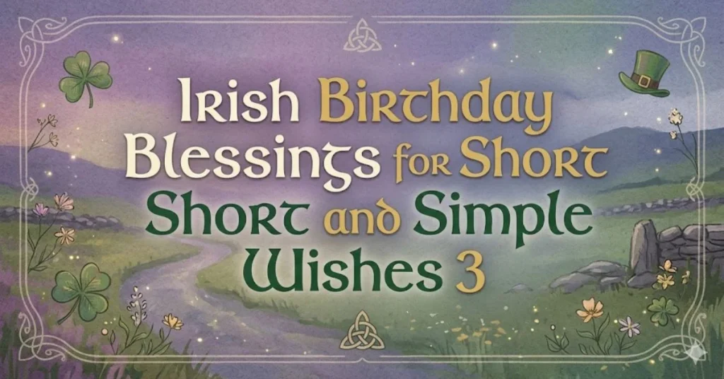 320+ Beautiful Irish Birthday Wishes and Blessings 1 Irish Birthday Blessings for Short and Simple Wishes
