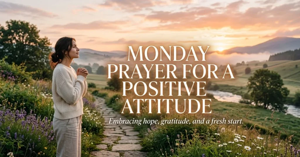 Monday Prayer for a Positive Attitude