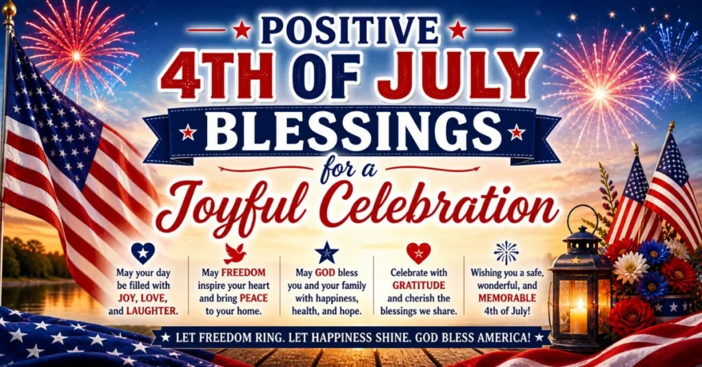 Positive 4th of July Blessings for a Joyful Celebration