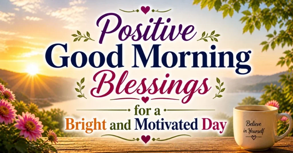 Positive Good Morning Blessings for a Bright and Motivated Day