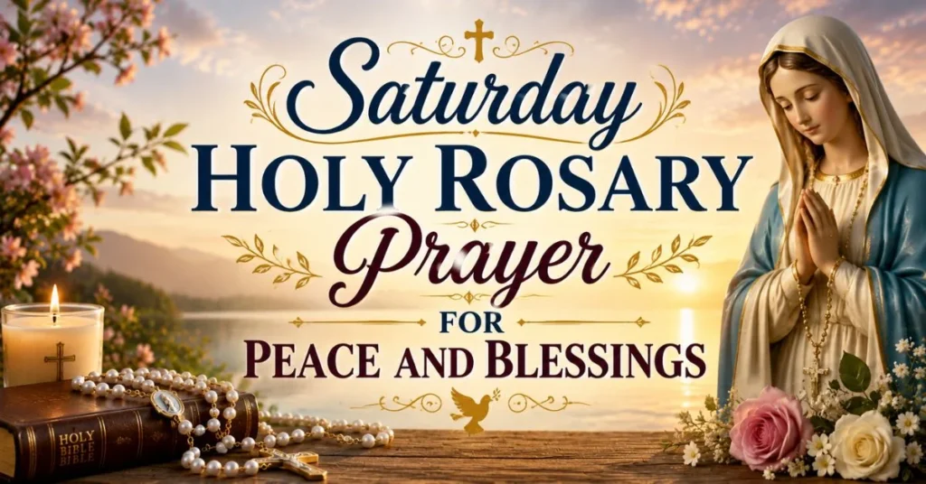 Saturday Holy Rosary Prayer for Peace and Blessings