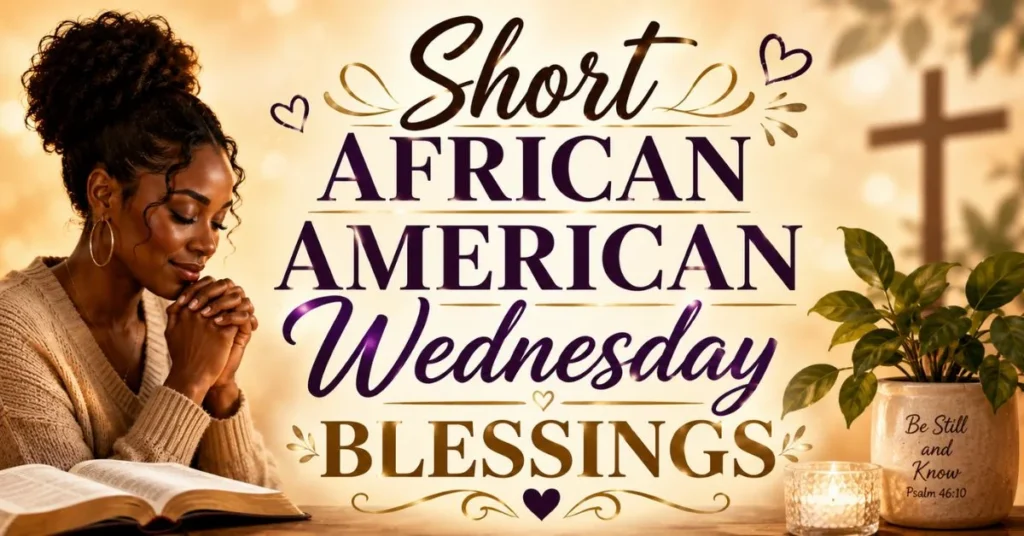 Short African American Wednesday Blessings