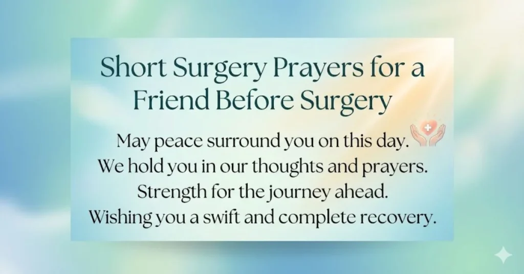 200+ Best Surgery Prayers for Strength and Healing 2 Short Surgery Prayers for a Friend Before Surgery