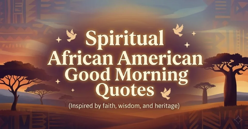 230+ Inspiring African American Good Morning Quotes 2 Spiritual African American Good Morning Quotes