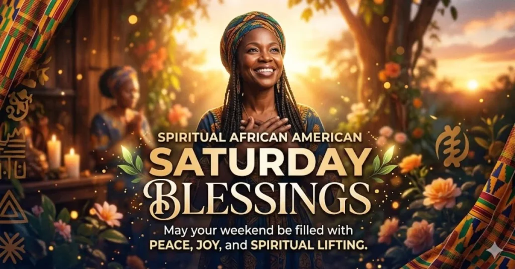 Spiritual African American Saturday Blessings