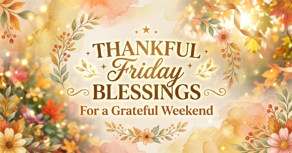 125+ Uplifting Friday Blessings for Friends and Family 2 Thankful Friday Blessings for a Grateful Weekend