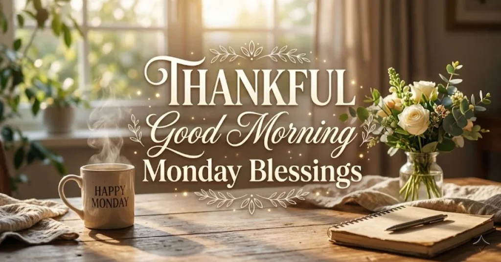 120+ Encouraging Monday Blessings to Share 3 Thankful Good Morning Monday Blessings
