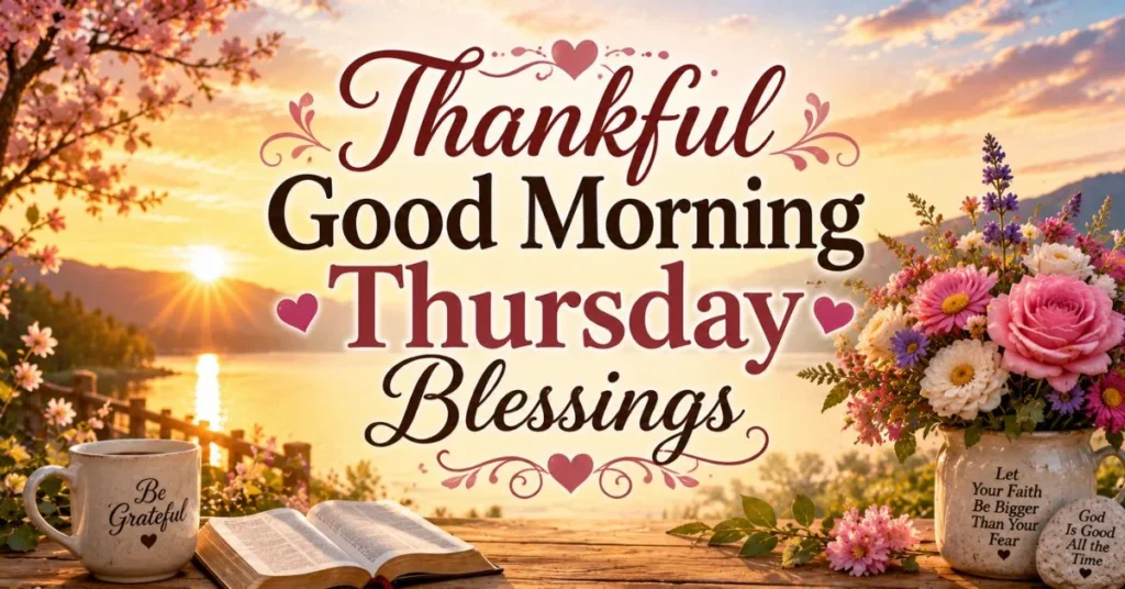 Thankful Good Morning Thursday Blessings