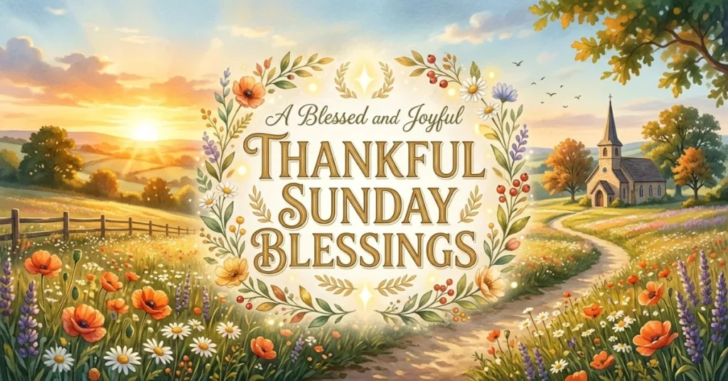 200+ Sunday Blessings for Peace, Joy and Strength 3 Thankful Sunday Blessings