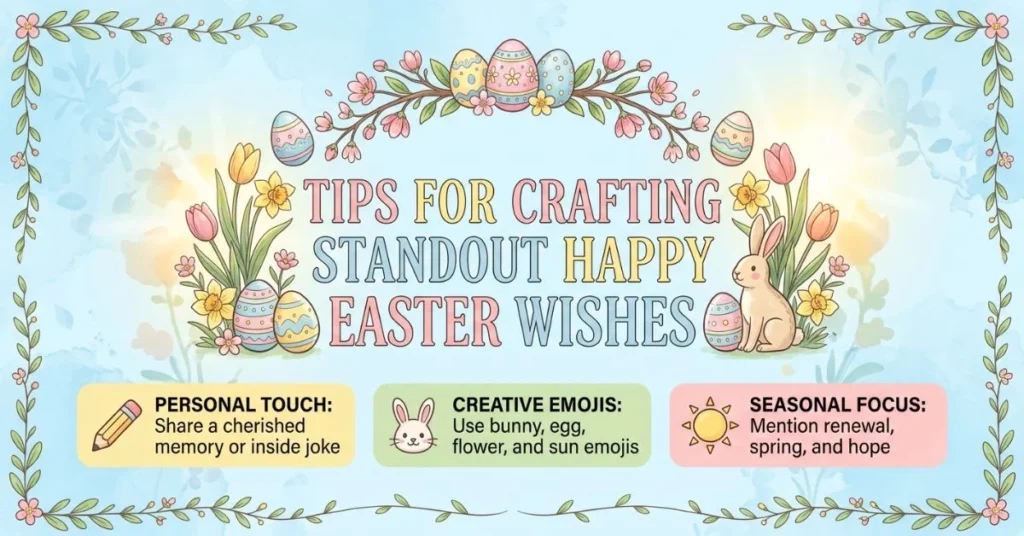 Tips for Crafting Standout Happy Easter Wishes
