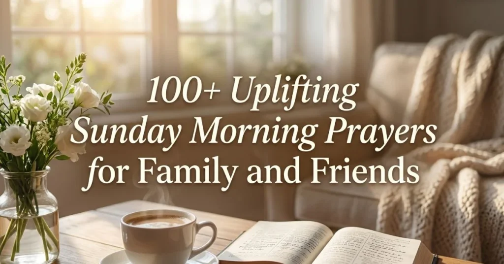 100+ Uplifting Sunday Morning Prayers for Family and Friends 1 100+ Uplifting Sunday Morning Prayers for Family and Friends