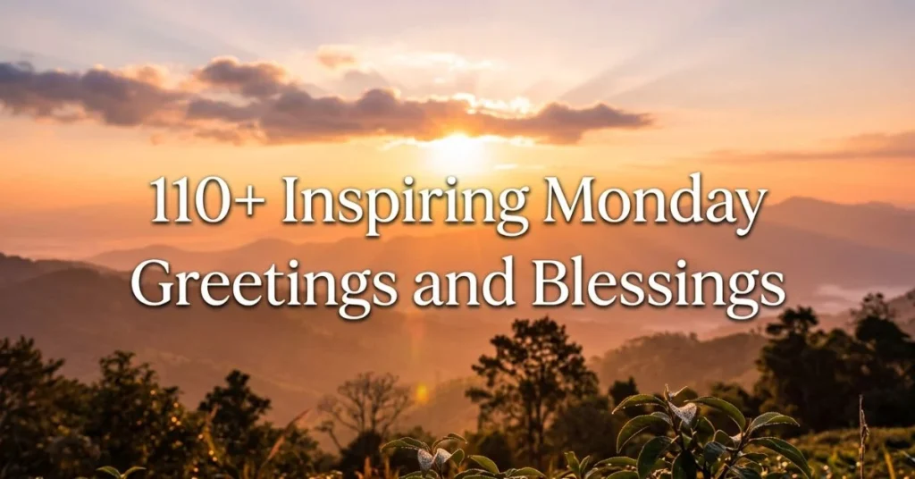 110+ Inspiring Monday Morning Greetings and Blessings 1 110+ Inspiring Monday Morning Greetings and Blessings