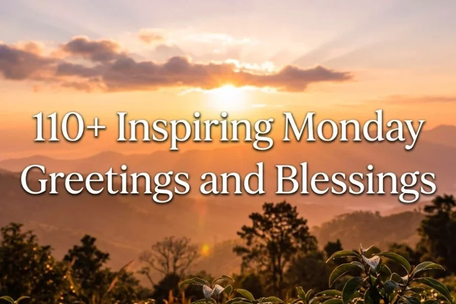 110+ Inspiring Monday Morning Greetings and Blessings 7 110+ Inspiring Monday Morning Greetings and Blessings