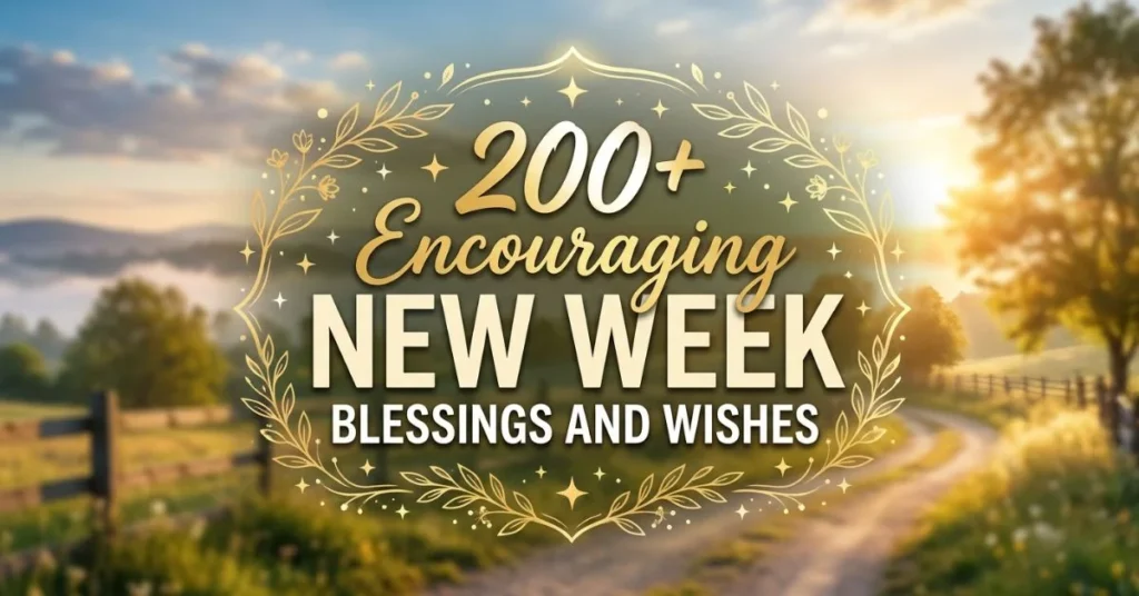 200+ Encouraging New Week Blessings and Wishes 1 200+ Encouraging New Week Blessings and Wishes