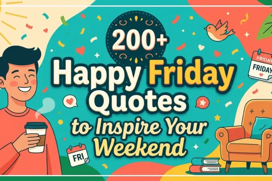 200+ Happy Friday Quotes to Inspire Your Weekend 2 200+ Happy Friday Quotes to Inspire Your Weekend