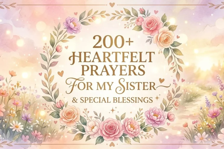 200+ Heartfelt Prayers for My Sister and Special Blessings 8 200+ Heartfelt Prayers for My Sister and Special Blessings