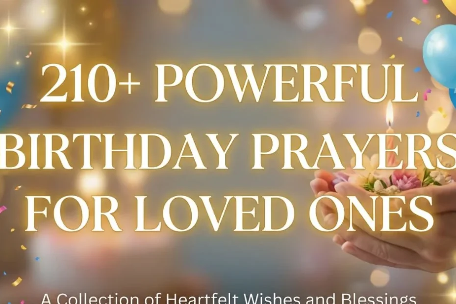 210+ Powerful Birthday Prayers for Loved Ones