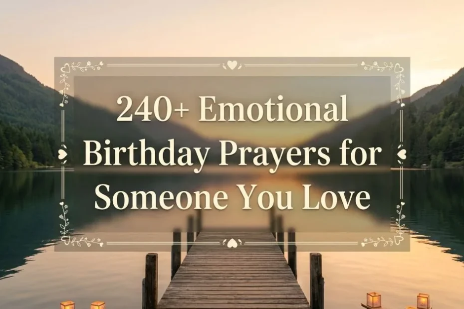 240+ Emotional Birthday Prayers for Someone You Love 1 240+ Emotional Birthday Prayers for Someone You Love