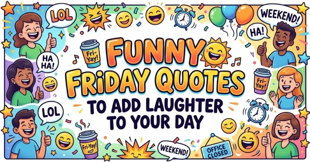 Funny Friday Quotes to Add Laughter to Your Day