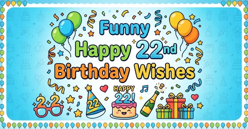 Funny Happy 22nd Birthday Wishes