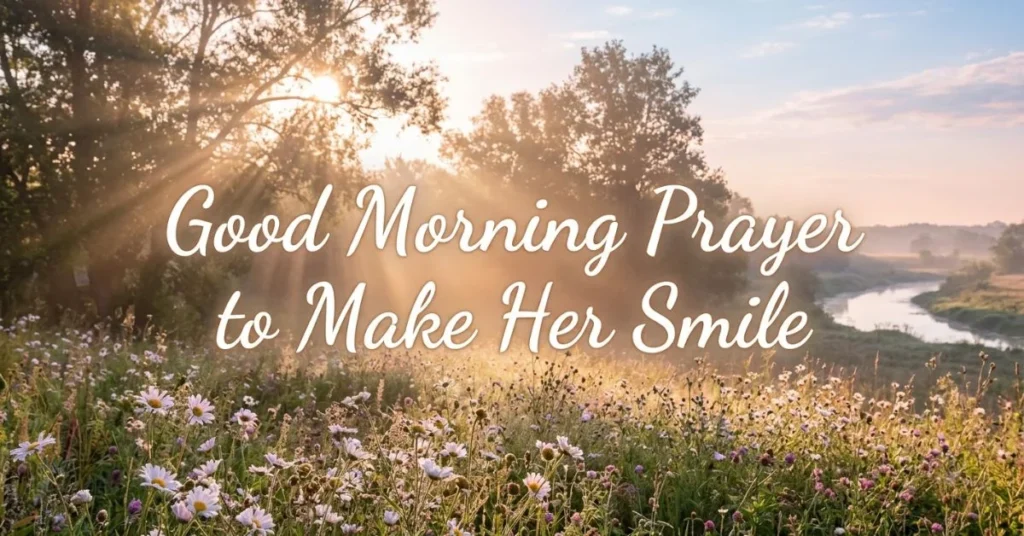 Good Morning Prayer to Make Her Smile