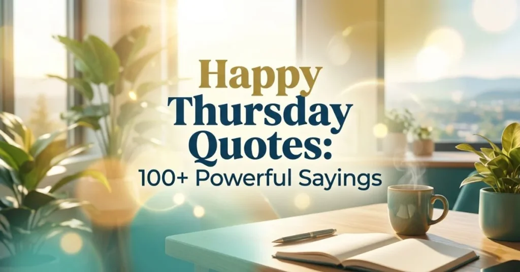 Happy Thursday Quotes: 100+ Powerful Sayings 1 Happy Thursday Quotes: 100+ Powerful Sayings