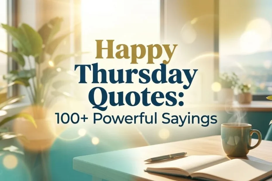 Happy Thursday Quotes: 100+ Powerful Sayings 5 Happy Thursday Quotes: 100+ Powerful Sayings