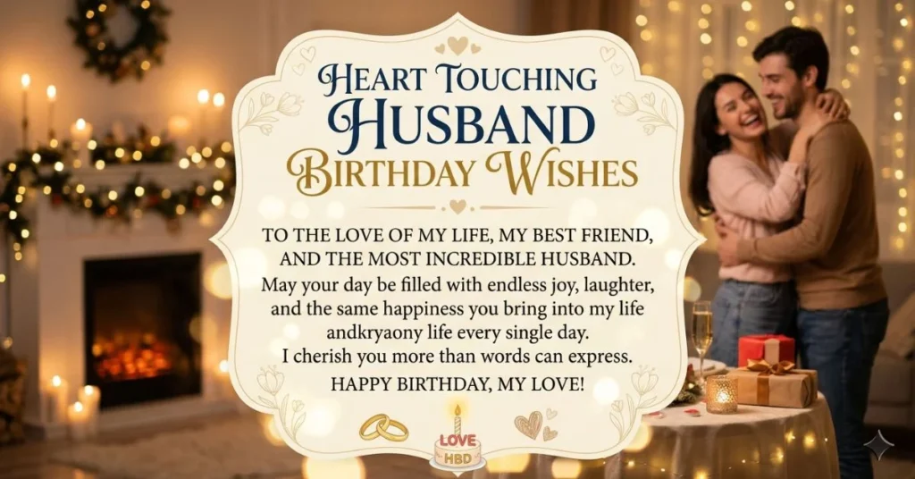 Heart Touching Husband Birthday Wishes
