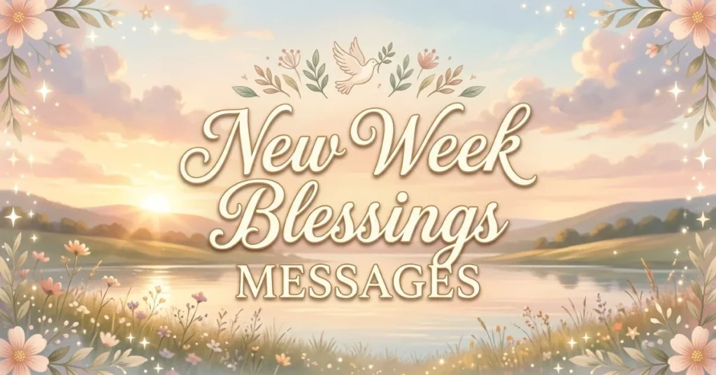 200+ Encouraging New Week Blessings and Wishes 3 New Week Blessings Messages