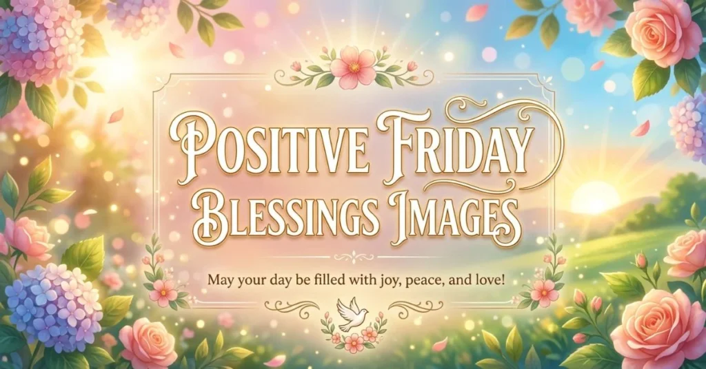 Positive Friday Blessings Images