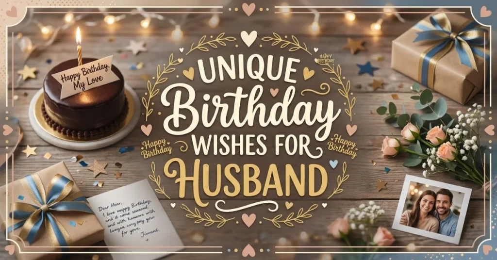 Unique Birthday Wishes for Husband