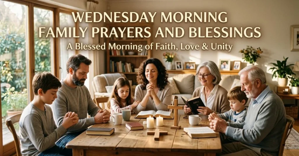 Wednesday Morning Family Prayers And Blessings