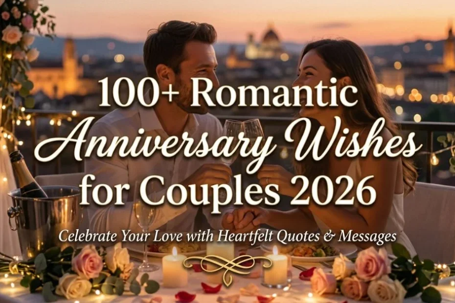 100+ Romantic Anniversary Wishes for Couples 2026 2 100+ Romantic Anniversary Wishes for Couples 2026