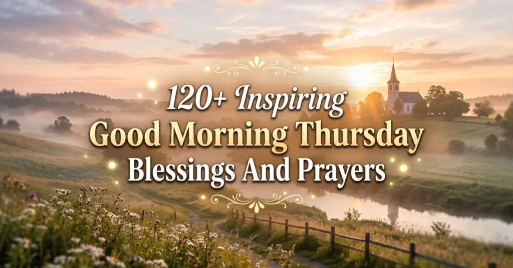 120+ Inspiring Good Morning Thursday Blessings And Prayers 
