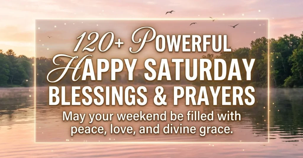 120+ Powerful Happy Saturday Blessings & Prayers 