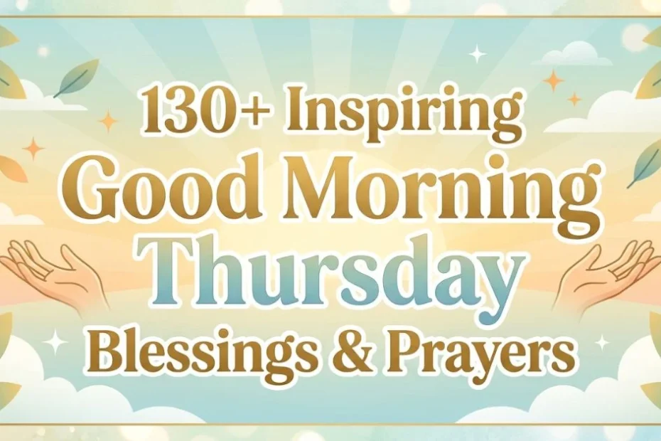 130+ Inspiring Good Morning Thursday Blessings & Prayers 