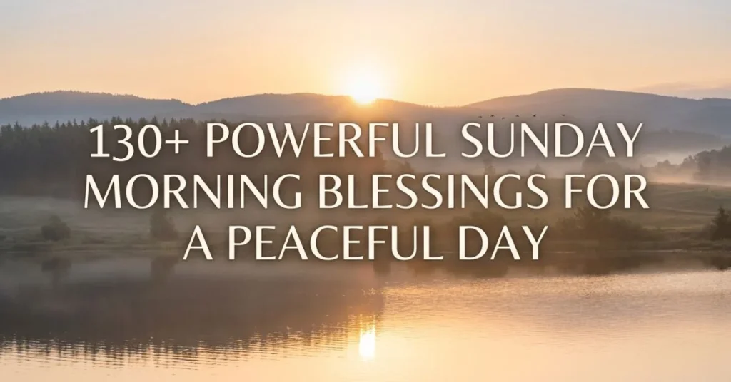 130+ Powerful Sunday Morning Blessings for a Peaceful Day 