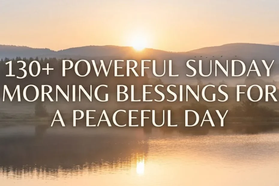 130+ Powerful Sunday Morning Blessings for a Peaceful Day 2 130+ Powerful Sunday Morning Blessings for a Peaceful DayÂ