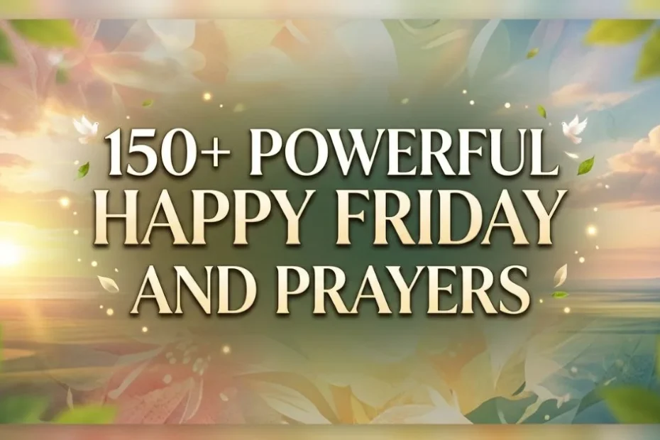 150+ Powerful Happy Friday Blessings and Prayers 1 150+ Powerful Happy Friday Blessings and PrayersÂ
