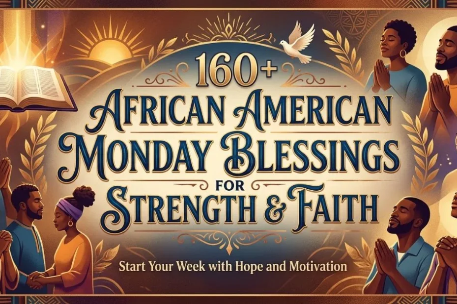 160+ African American Monday Blessings for Strength & Faith 