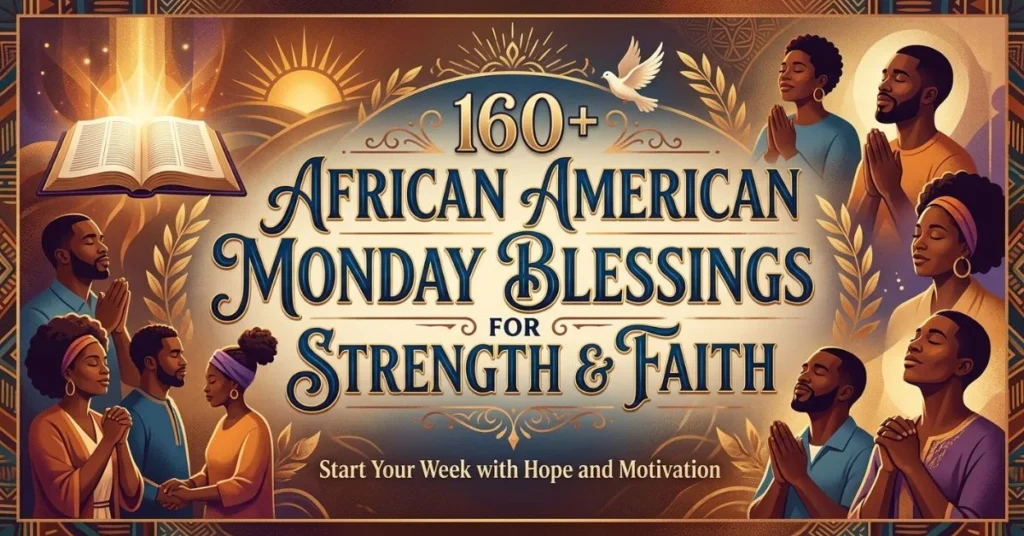 160+ African American Monday Blessings for Strength & Faith 